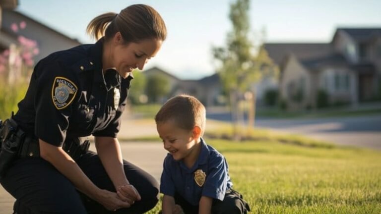 Heartwarming Moment Between Kid and Police Officer Trends Nationwide Heartwarming Moment Between Kid and Police Officer Trends Nationwide